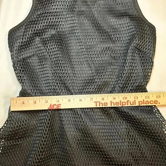 Romeo + Juliet Couture Size Small Dress Netting Black Fit & Flare Sporty Retro G - Picture 11 of 13